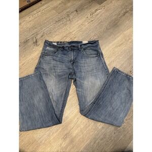 T.K. Axle Jeans Mens 34x32 (34x30) Relaxed Fit Straight Leg Medium Wash